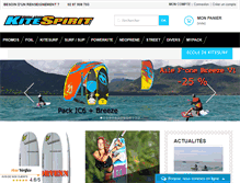 Tablet Screenshot of kite-spirit.com